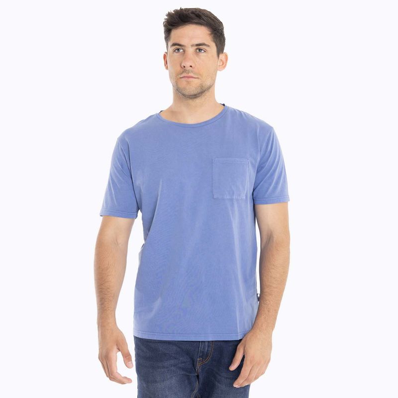 MERRELL - Polera Hombre Susquehanna Celeste MERRELL