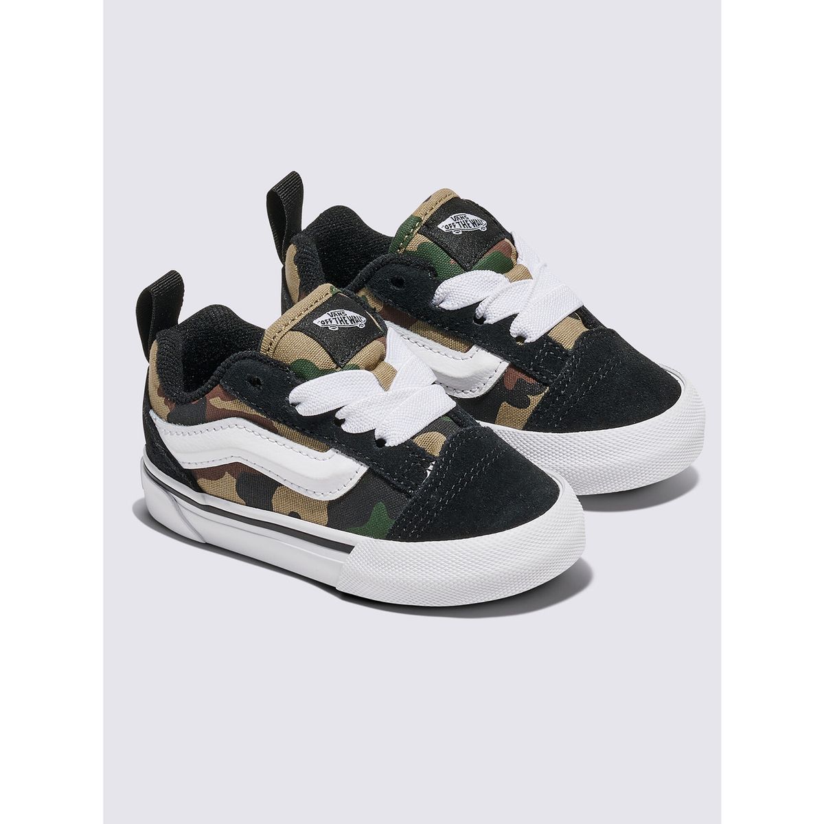 VANS - Zapatilla Niño Knu Skool Elastic La Negro Verde VANS