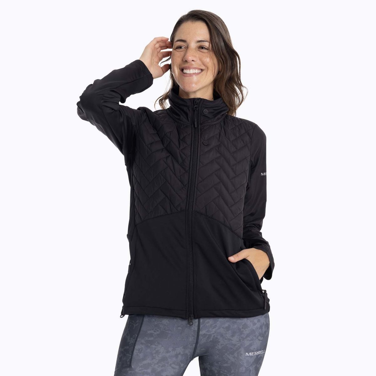 MERRELL - Poleron Mujer Selway Negro MERRELL