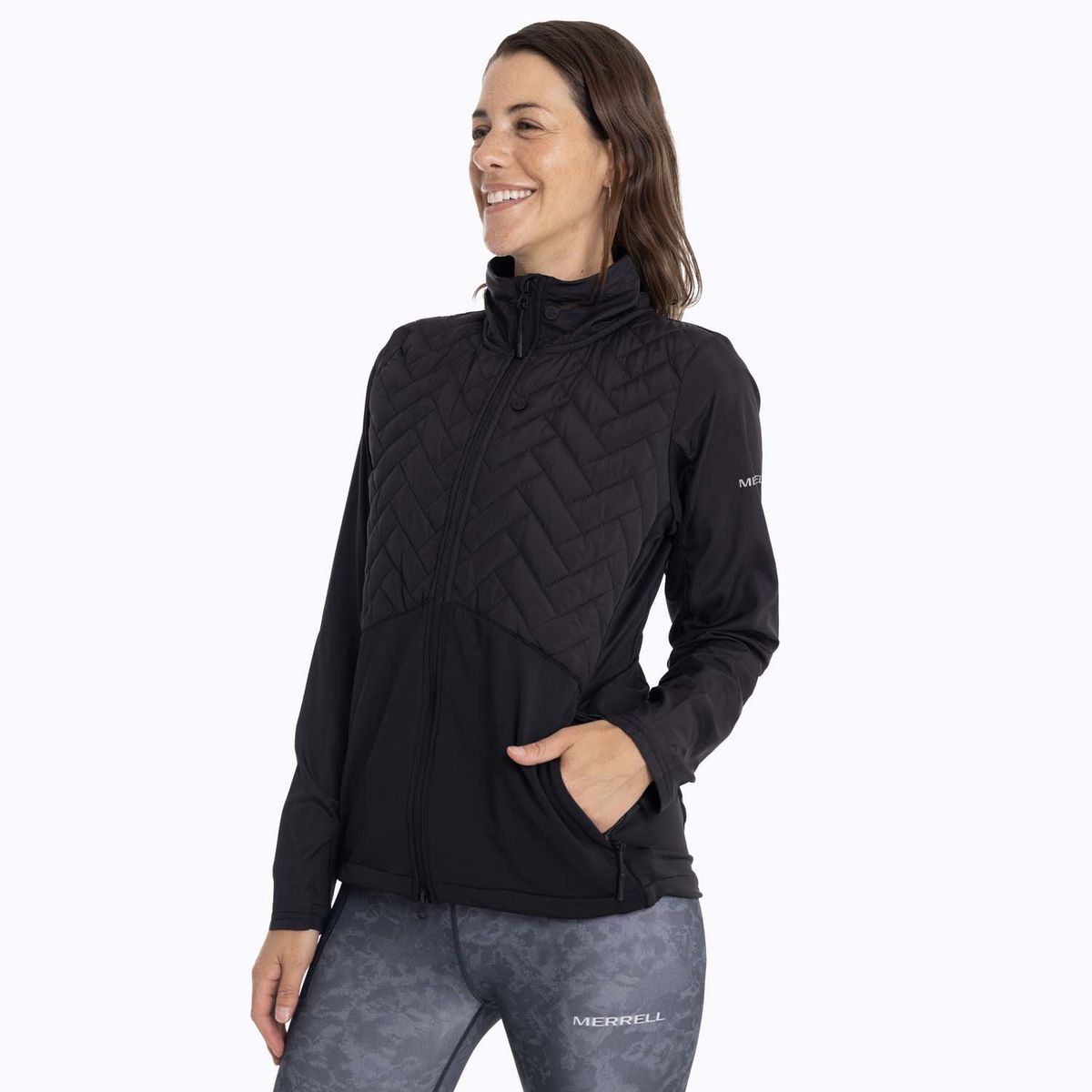 MERRELL - Poleron Mujer Selway Negro MERRELL