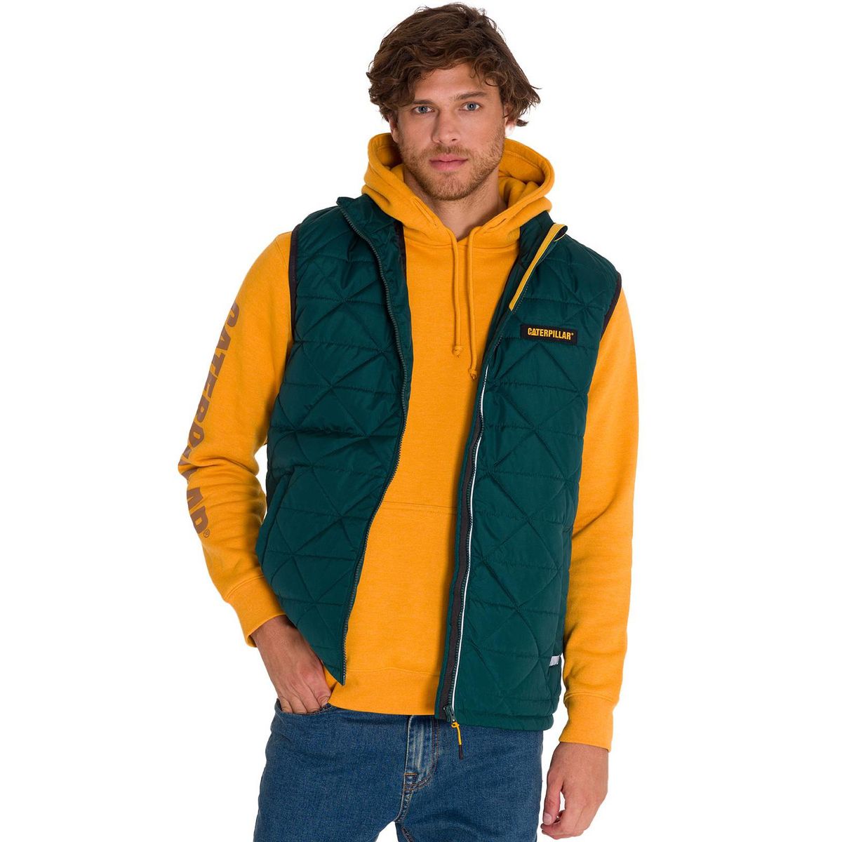 CAT - Parka Mediumweight Insulated Hombre Verde Petróleo CAT