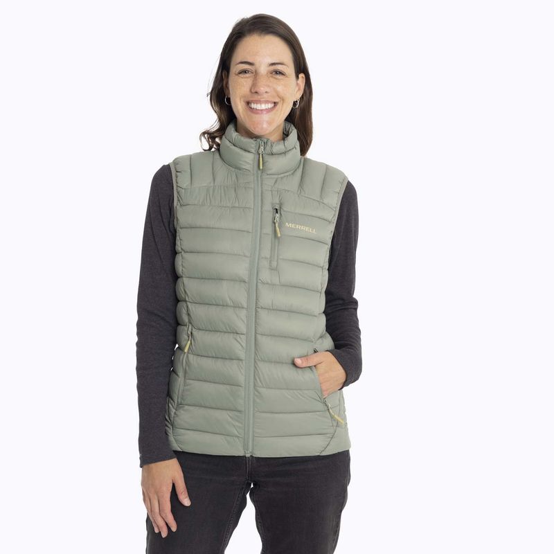 MERRELL - Parka Sin Mangas Mujer Innoko Vest Verde MERRELL