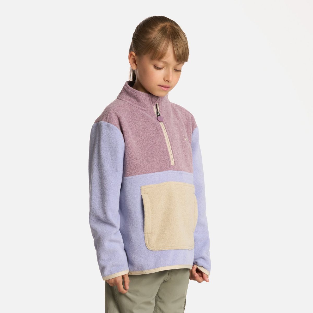 LIPPI - Polar Niña Forest 14 Zip Sweatshirt Lila Lippi