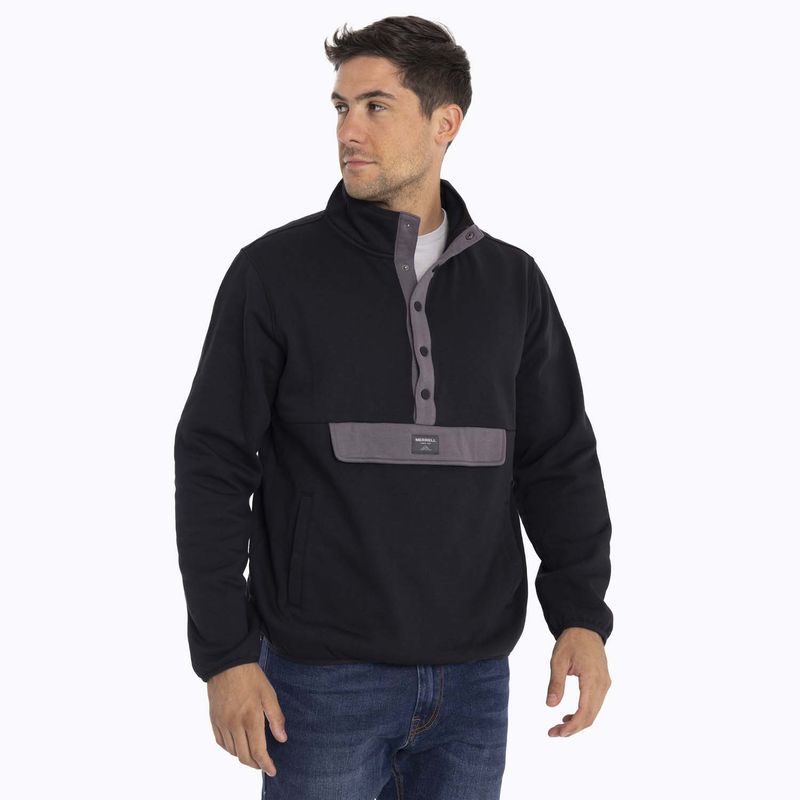 MERRELL - Poleron Hombre Salinas Negro MERRELL