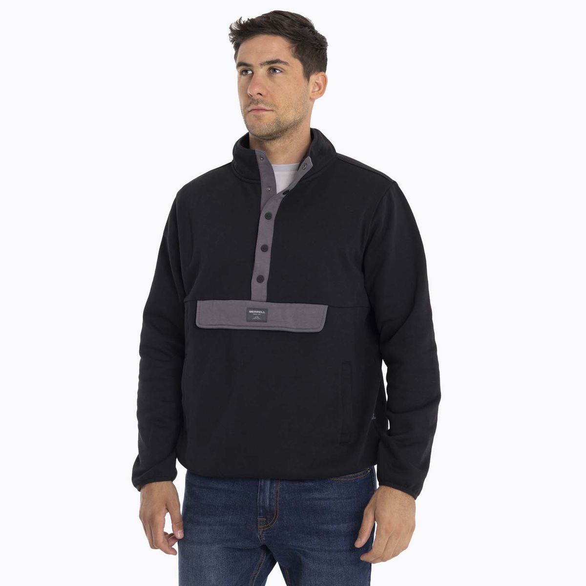 MERRELL - Poleron Hombre Salinas Negro MERRELL