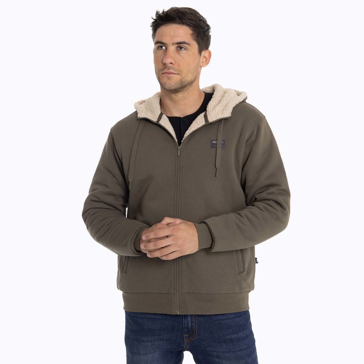 MERRELL - Poleron Hombre Gilla Café oscuro MERRELL