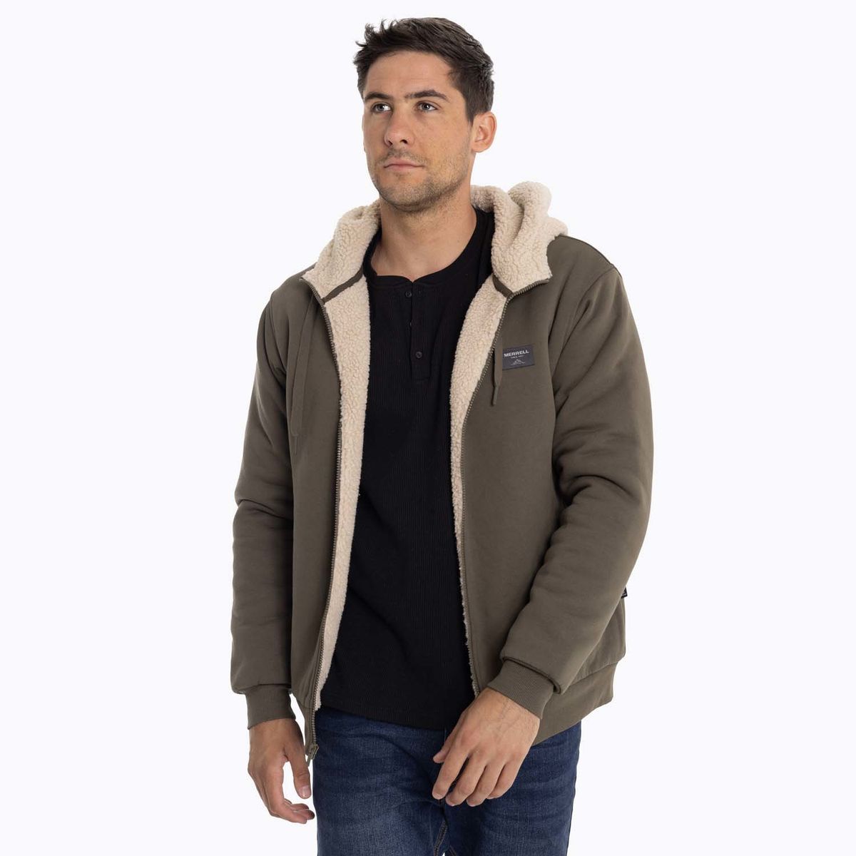 MERRELL - Poleron Hombre Gilla Café oscuro MERRELL