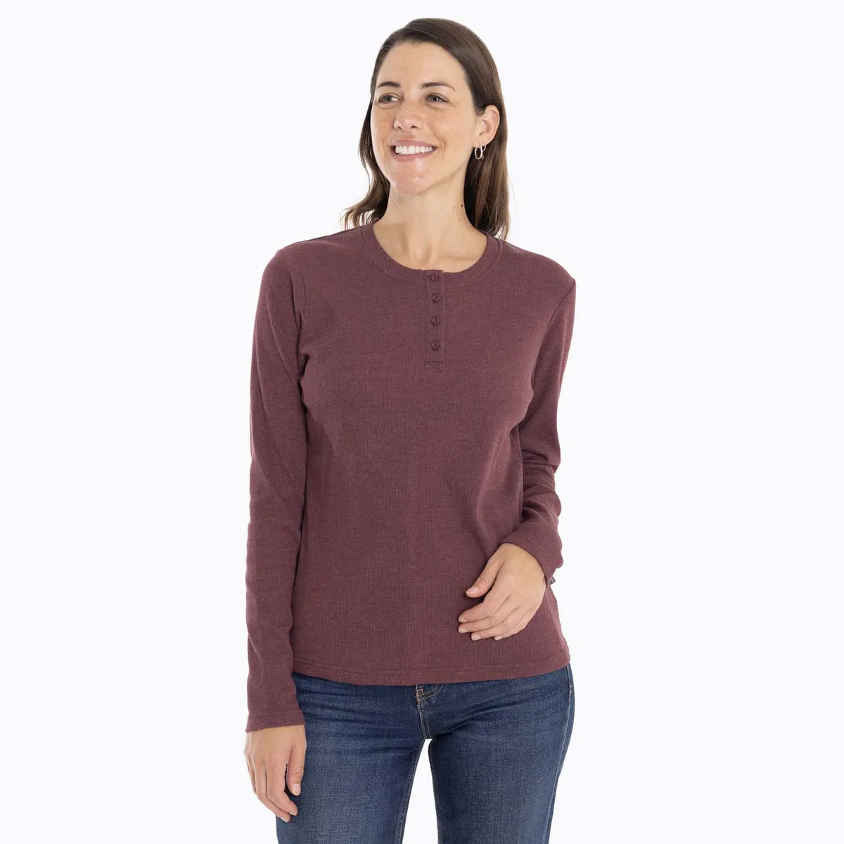 MERRELL - Polera Mujer Owyhee Burdeo MERRELL
