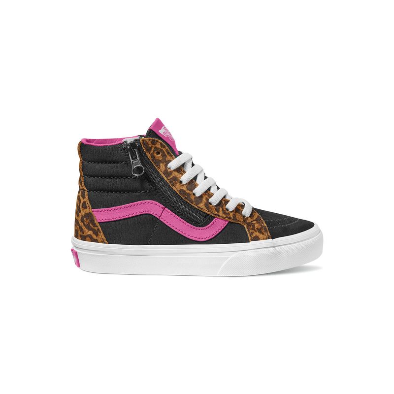 VANS - Zapatilla con caña Niño Sk8-Hi Reissue Side Negro VANS