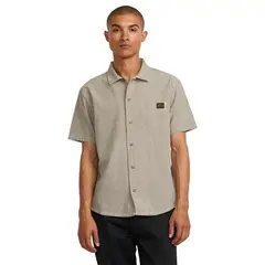 RVCA - Camisa manga corta Hombre Dayshift Stripe Verde