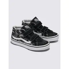 VANS - Zapatilla con caña Niño Sk8-Mid Reissue V Negro
