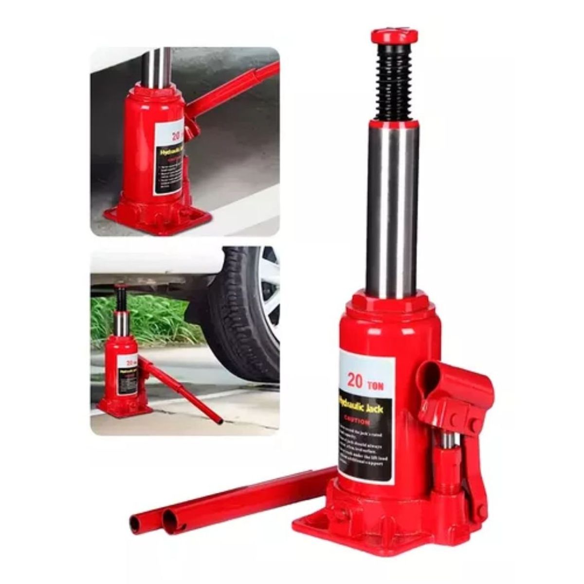 GENERICO - Gata Hidraulica Tipo Botella 20 Toneladas Buses Camiones