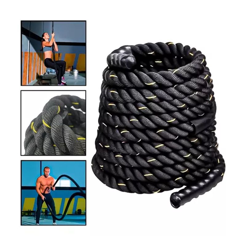 GENERICO - Cuerda Crossfit Battle Rope Correa 9 Metros X 38 Milimetros