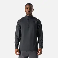 VULCANO - Polerón Hombre Tempo 1/4 Zip Midlayer Negro