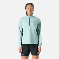VULCANO - Polerón Mujer Tempo 1/4 Zip Midlayer Jade