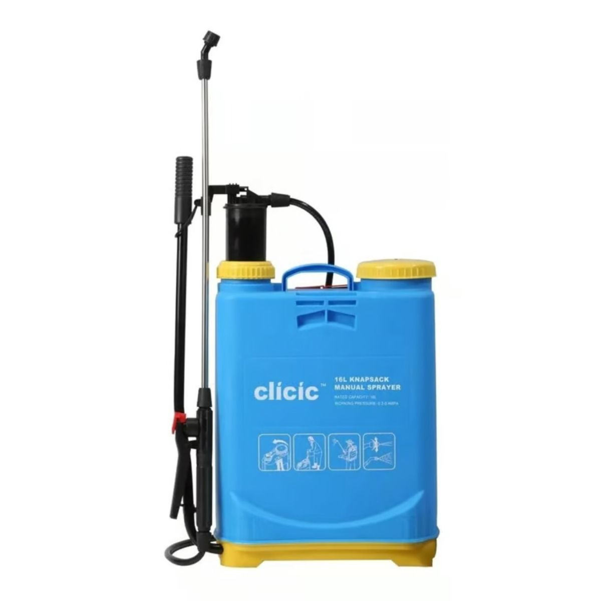 GENERICO - Fumigador Pulverizador 16 Litros De Espalda
