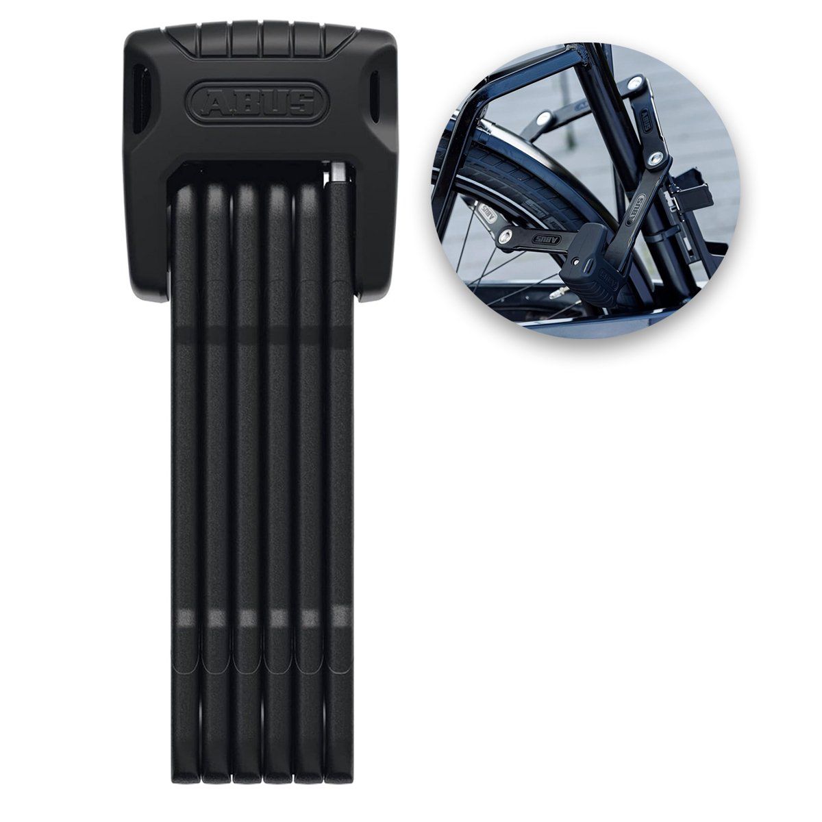 GENERICO - Candado Plegable Abus Bordo Granit 6500k Con Soporte Sh