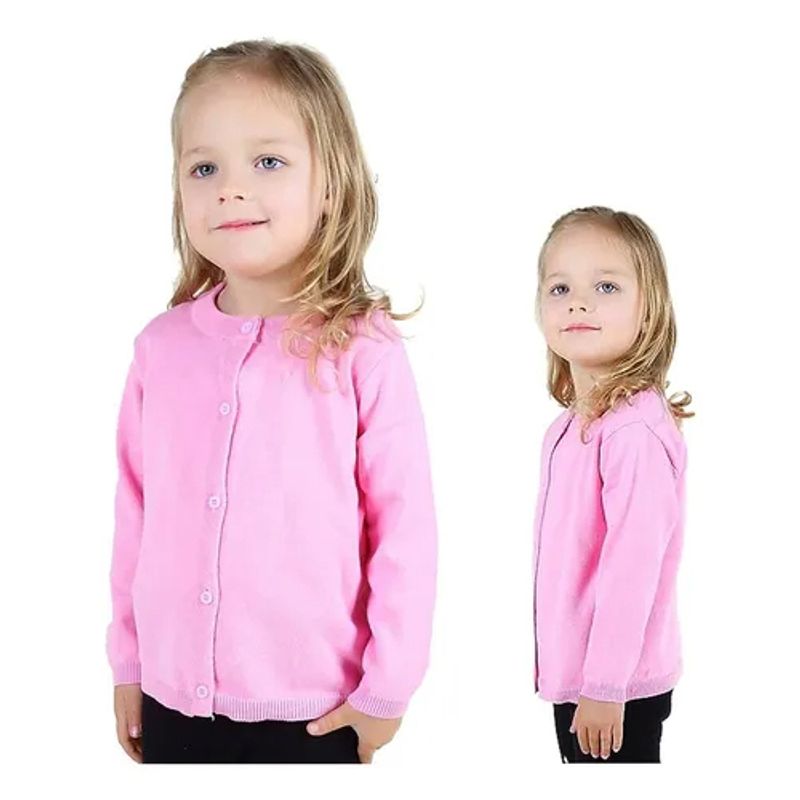 EDWINAYY - Chaleco Sweater Cárdigan Ni?a Bebe Algodón Mantener Caliente