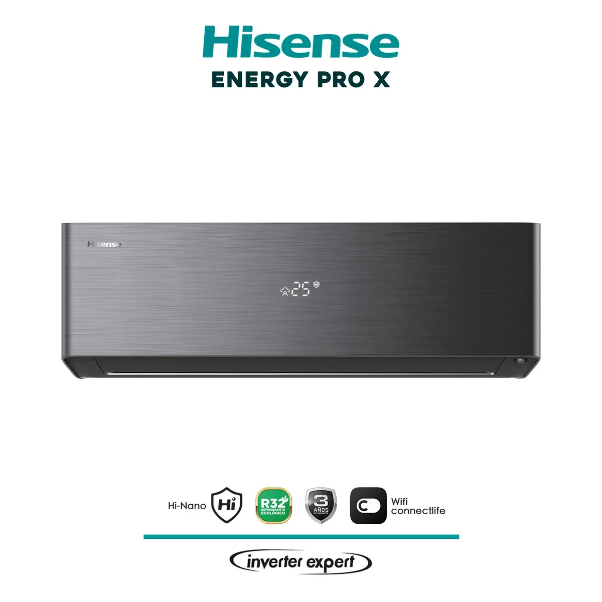 HISENSE - Aire Acondicionado Hisense 12000 BTU Energy Pro X Inverter