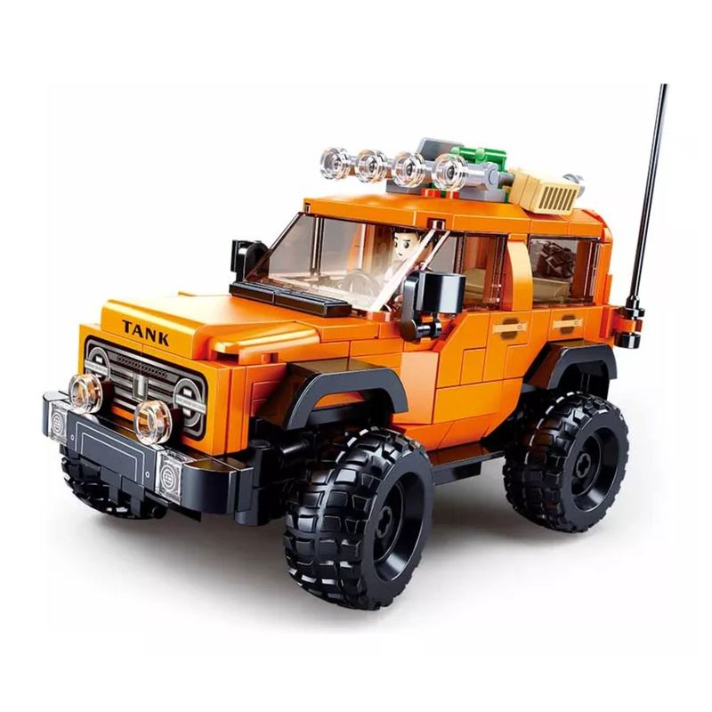 AZULAMAR - Juguete Regalo Bloques De Suv Coche Todoterreno Car