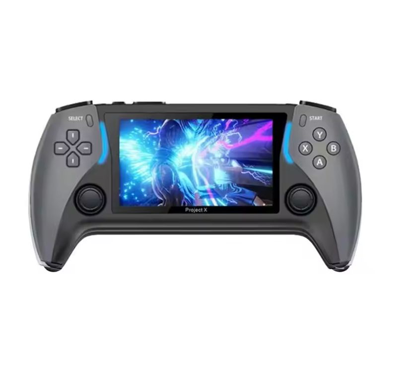 BRO TOUMI Consola de juegos Project X Pocket más de 20000 juegos PS1-Negro