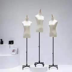 EDWINAYY - Exhibidor Torso Polera Mujer Pedestal Madera Maniqui Sastre