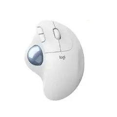 LOGITECH - MOUSE M575 TRACKBALLERGO-Blanco