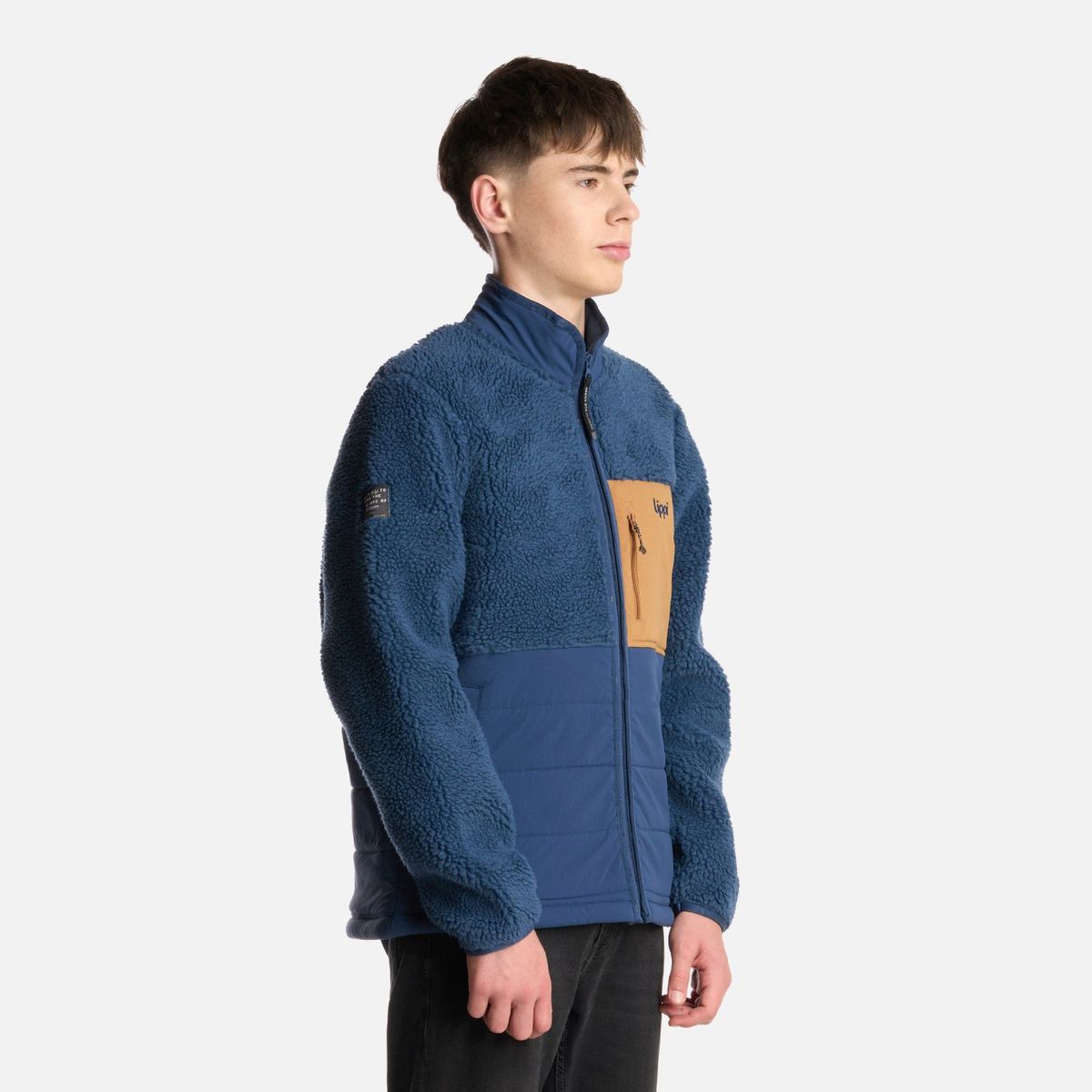 LIPPI - Polar Teen Boy Glaciar Sherpa-pro Jacket Azul Lippi