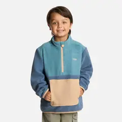 LIPPI - Polar Niño Forest 14 Zip Sweatshirt Azul Piedra
