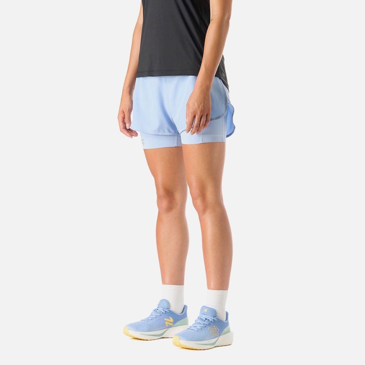 VULCANO - Short Deportivo 2 en 1 2,5" Mujer Built To Move