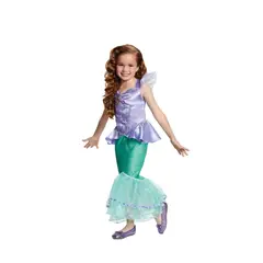 OEM - Disfraz De Princesa Ariel Sirenita Niñas 4-6