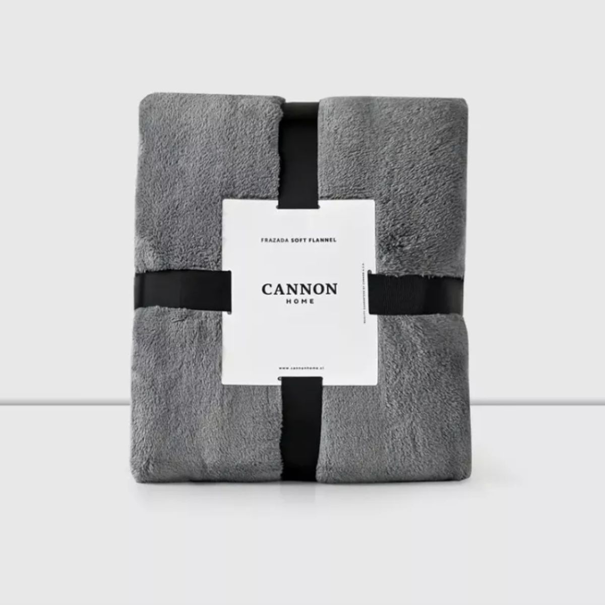 CANNON - Frazada Flannel Cannon  King Plazas Gray