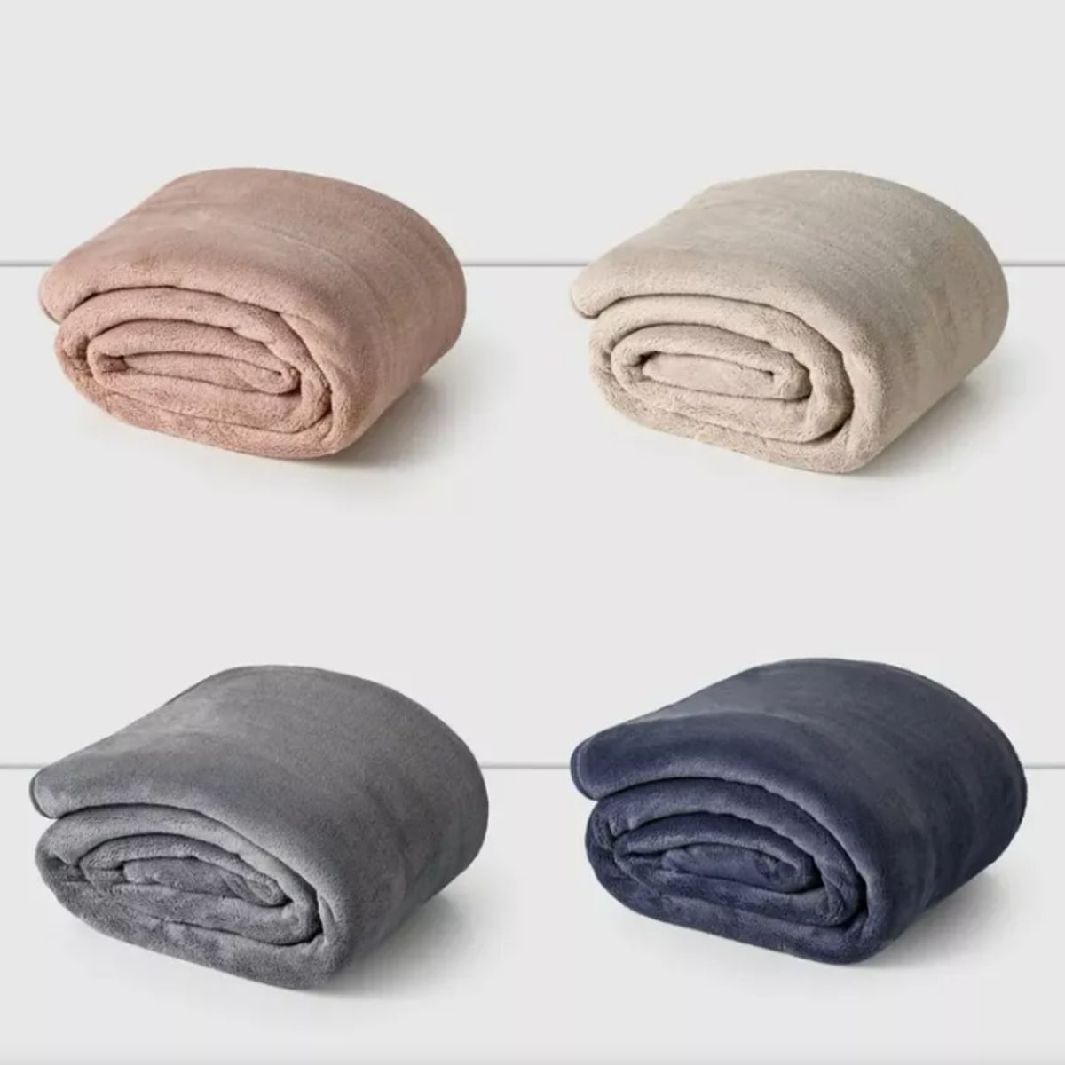 CANNON - Frazada Flannel Cannon  King Plazas Gray