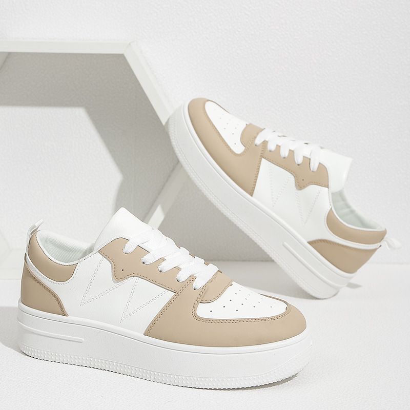 VATYERTY - Zapatillas deportivas bajas de punto transpirables de talla grande