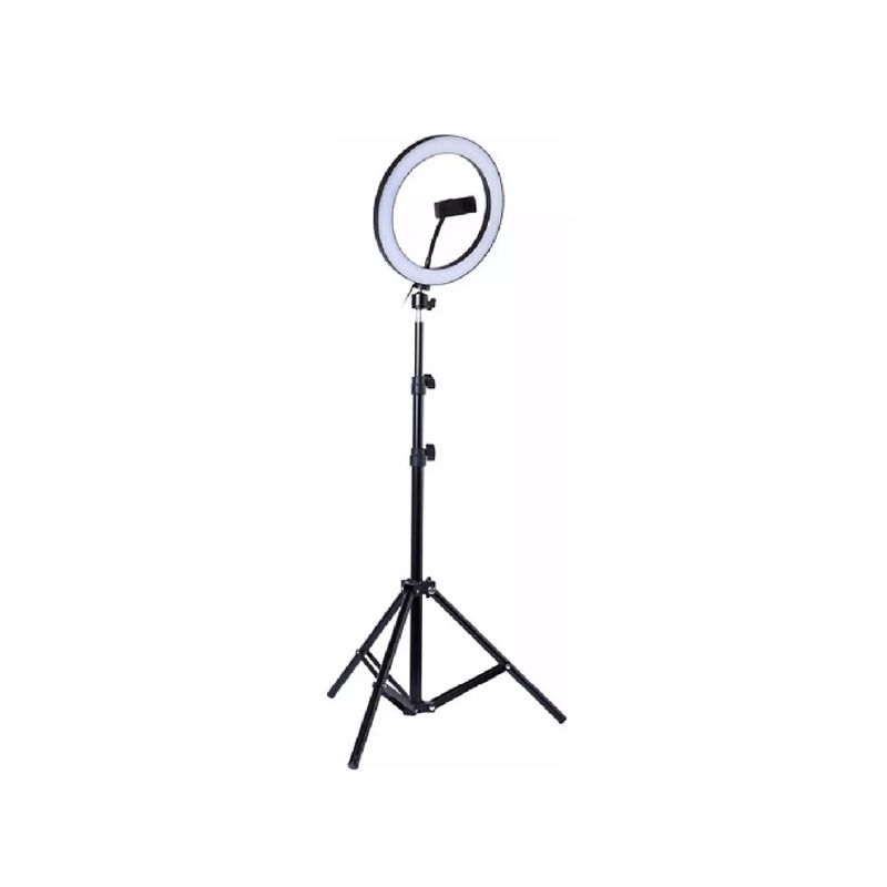 GENERICO - Aro Ring luz LED selfie 26cm flash trípode 210mts TikTok