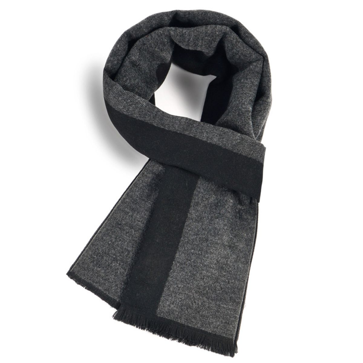 TIOZONEY - Bufanda de cuadros en bloques de color para hombre
