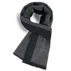 TIOZONEY - Bufanda de cuadros en bloques de color para hombre