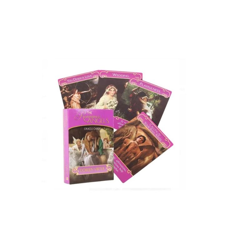 GENERICO - JUEGO DE 44 CARTAS ORACULO THE ROMANCE ANGELS