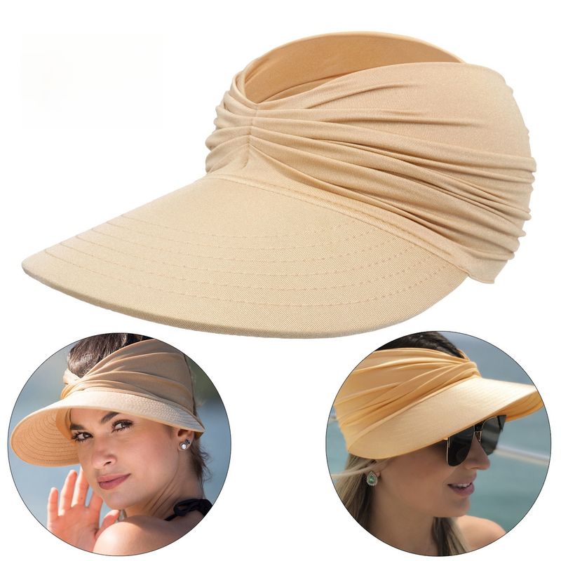 TIOZONEY - Sombrero de plástico transparente de color transparente