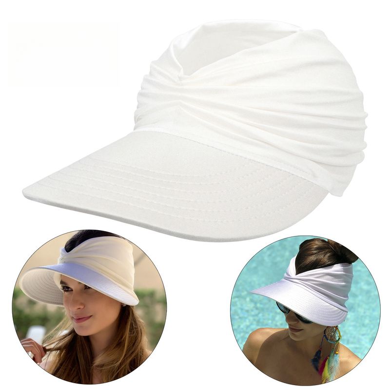 TIOZONEY - Sombrero de plástico transparente de color transparente
