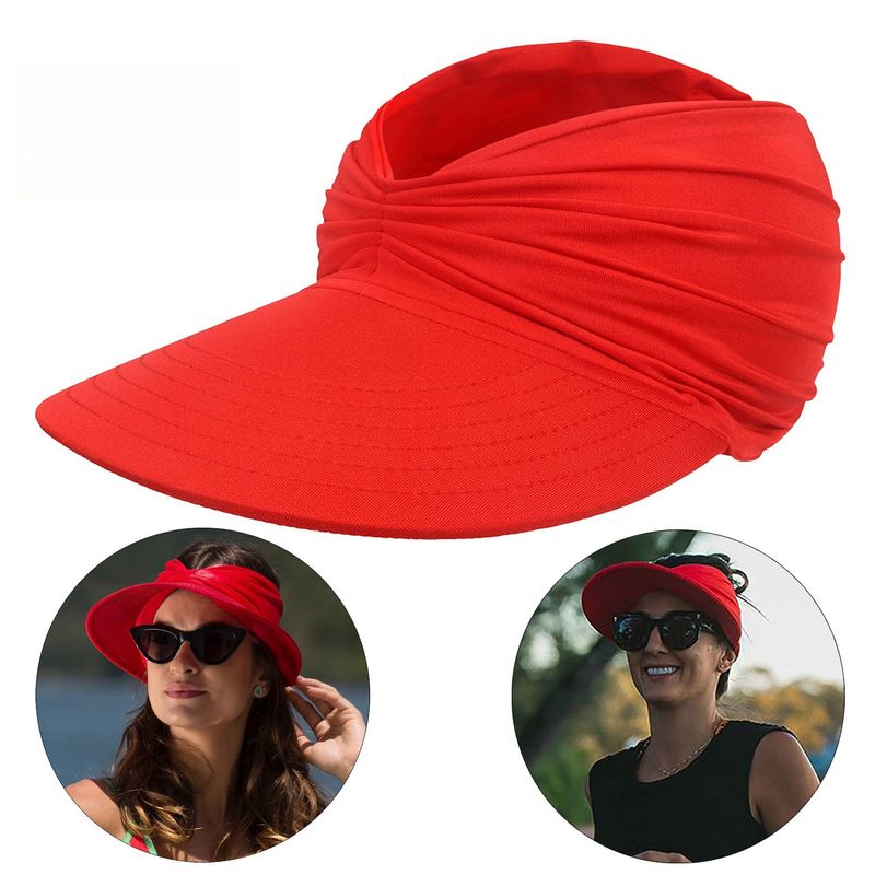 TIOZONEY - Sombrero de plástico transparente de color transparente