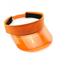 TIOZONEY - Sombrero de plástico transparente de color transparente