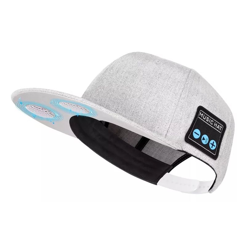 TIOZONEY - Gorra De Béisbol Con Audífonos Bluetooth_.