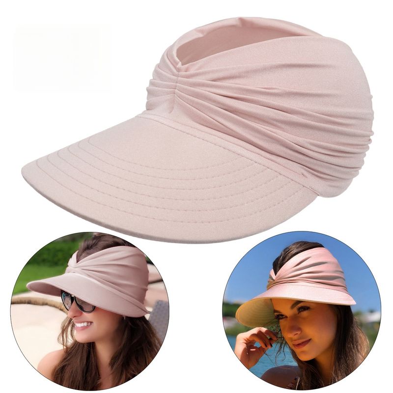 TIOZONEY - Sombrero de plástico transparente de color transparente