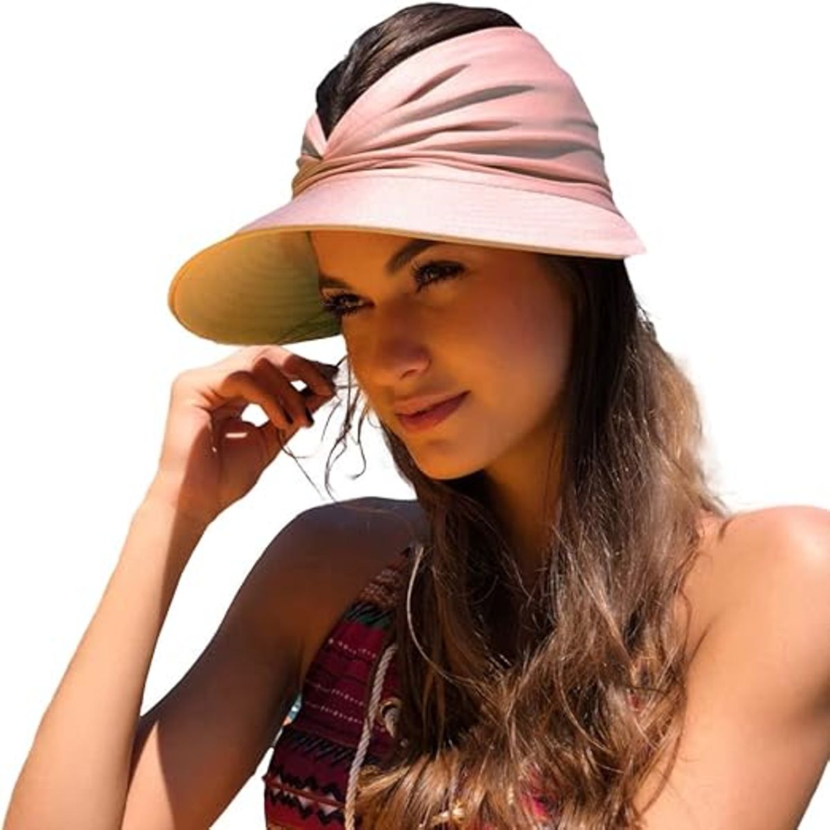 TIOZONEY - Sombrero de plástico transparente de color transparente