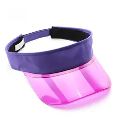 TIOZONEY - Sombrero de plástico transparente de color transparente