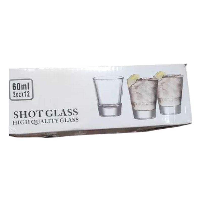 GENERICO - Set De 6 Vasos Shot Boston 60ml