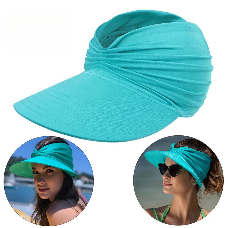 TIOZONEY - Sombrero de plástico transparente de color transparente