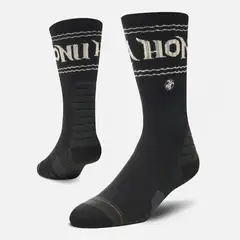 HAKA HONU - Calcetines Hombre Sendero Negro / Blanco