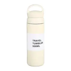 GENERICO - Termo Vaso Termico Con Asa Acero Inoxidable 500ml